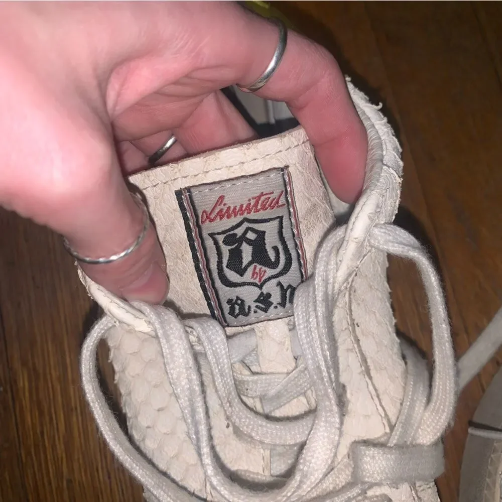 Ash Cult Platform Leather Sneakers Size 39